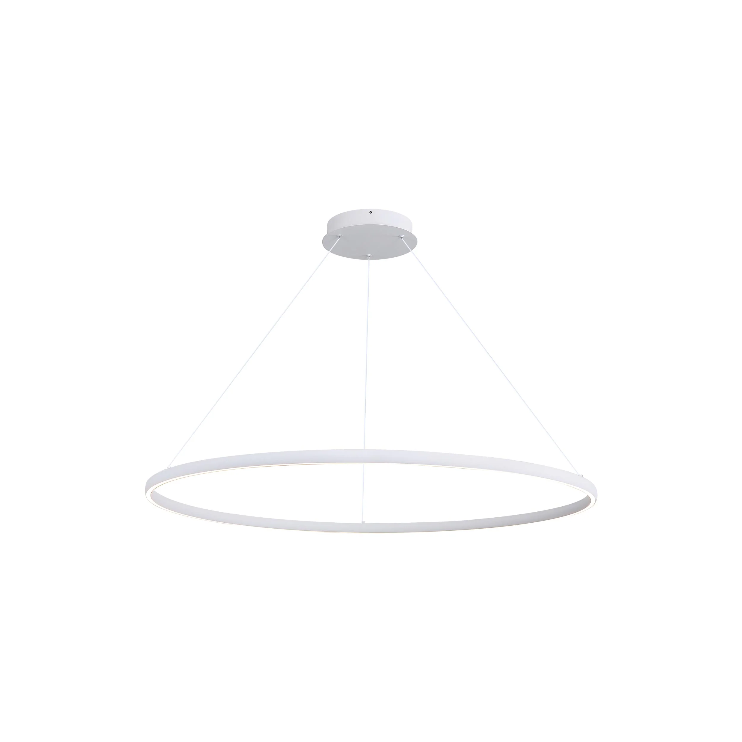 Veritas 47" Bi-directional LED Chandelier in Sand White - Image 3