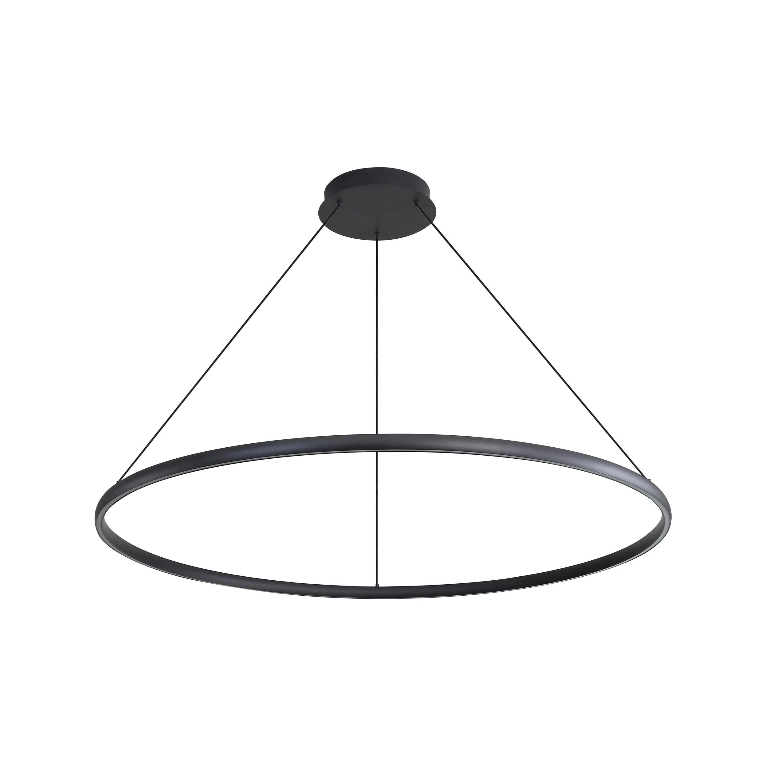 Veritas 59" Bi-directional LED Chandelier in Sand Black - Image 2