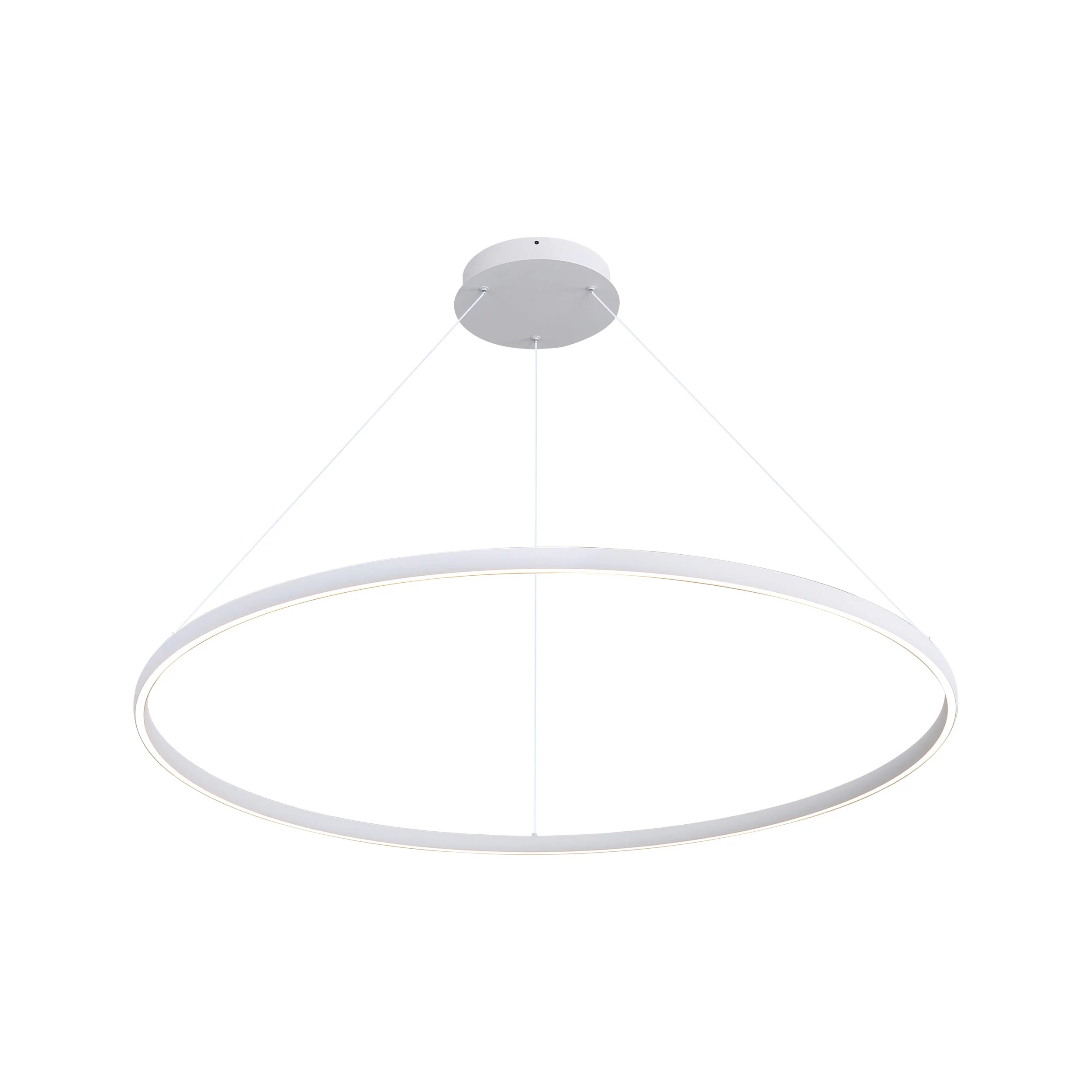 Veritas 59" Bi-directional LED Chandelier in Sand White