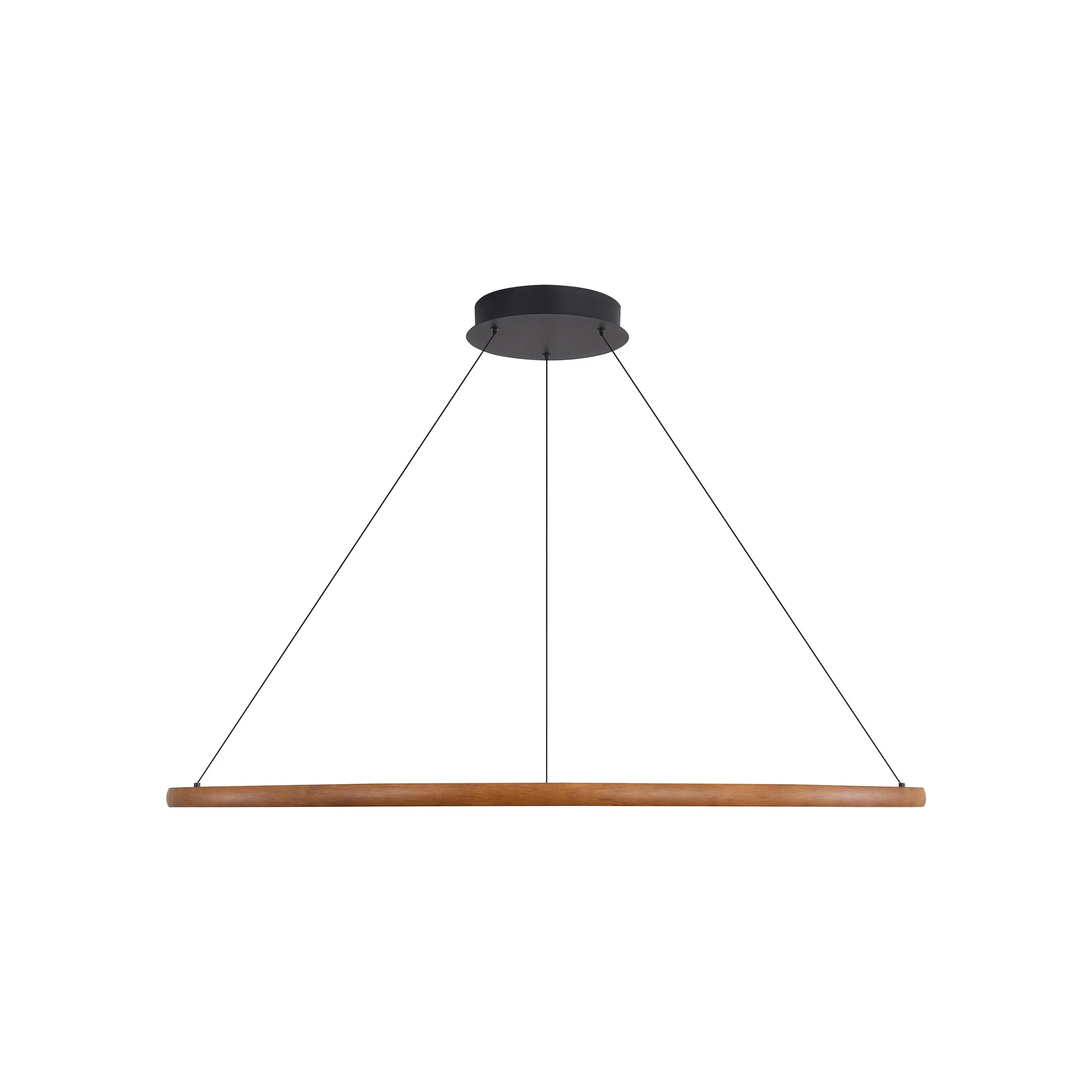 Veritas 59" Bi-directional LED Chandelier in Walnut - Image 3