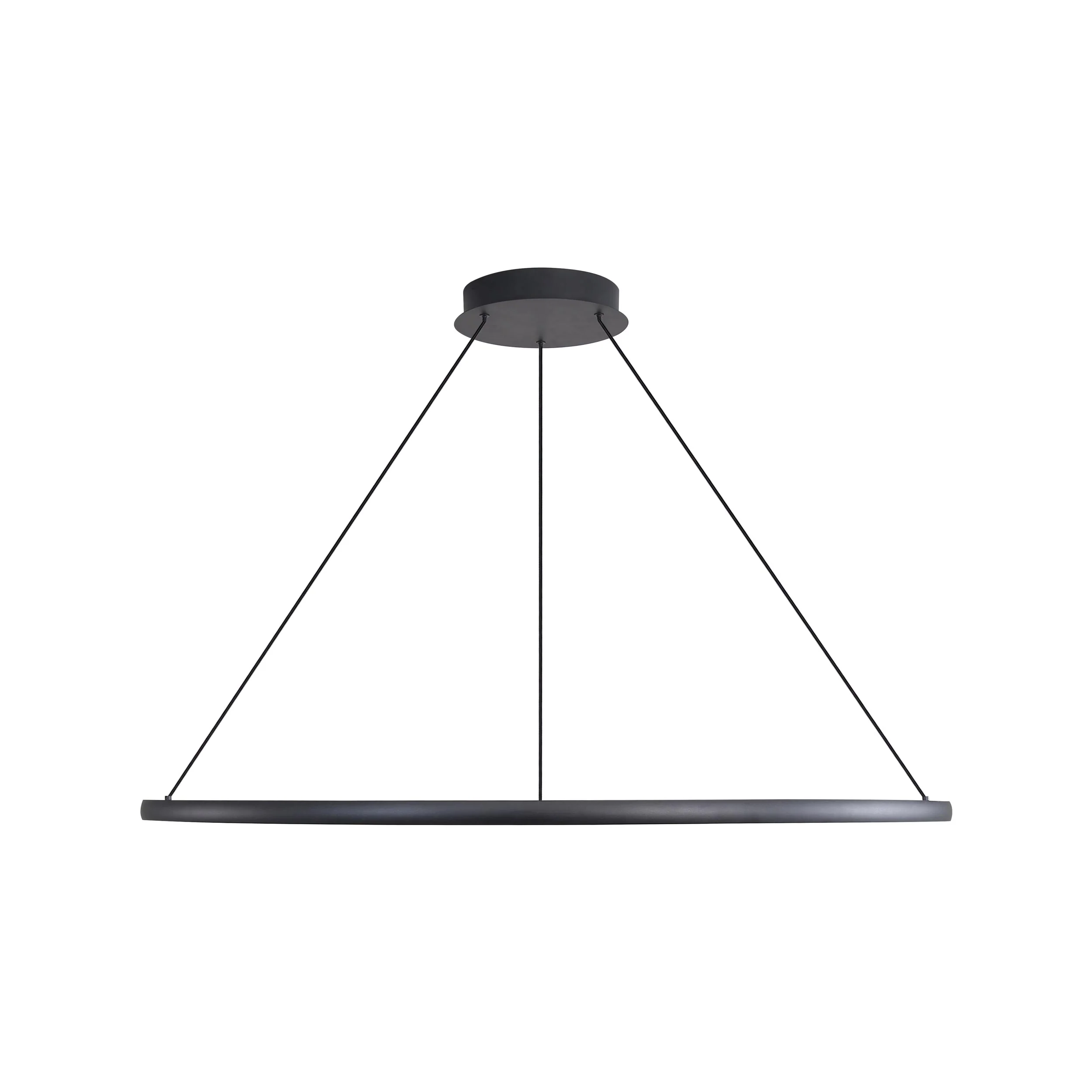 Veritas 71" Bi-directional LED Chandelier in Sand Black - Image 3