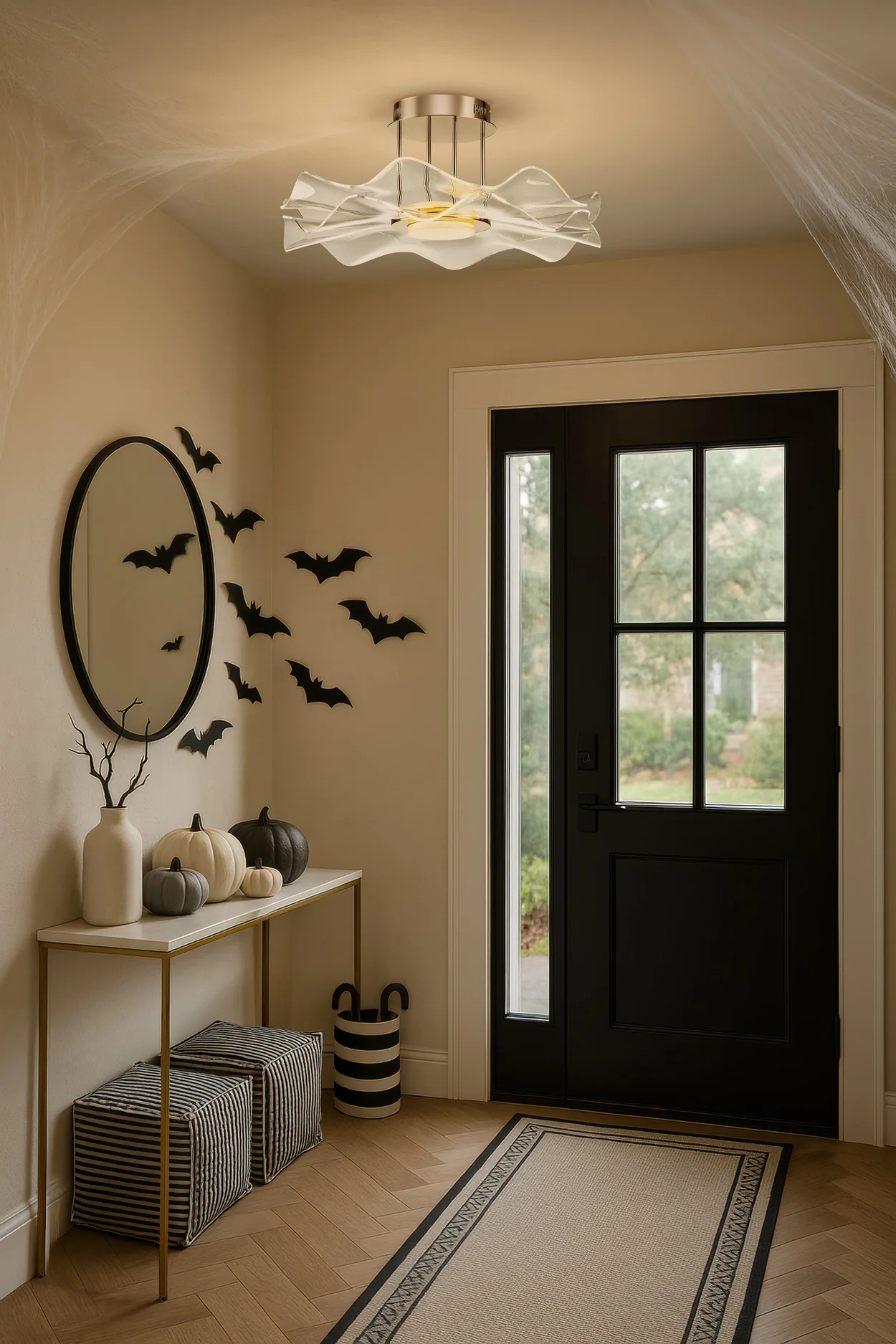 Vetrina Integrated LED Semi-Flush Mount in Light Gold - Image 7