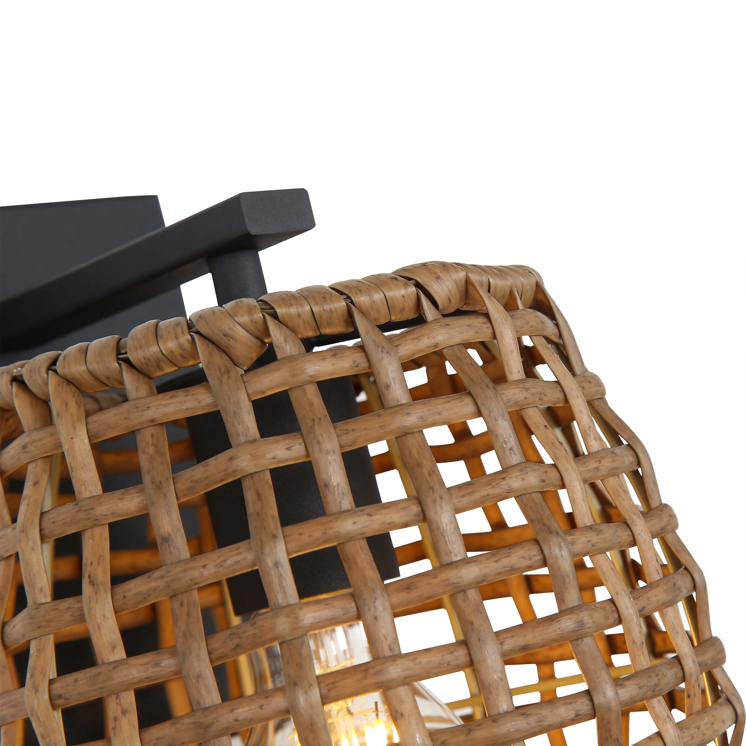 Weavelight 1-light Wall Sconce in Natural Black - Image 9