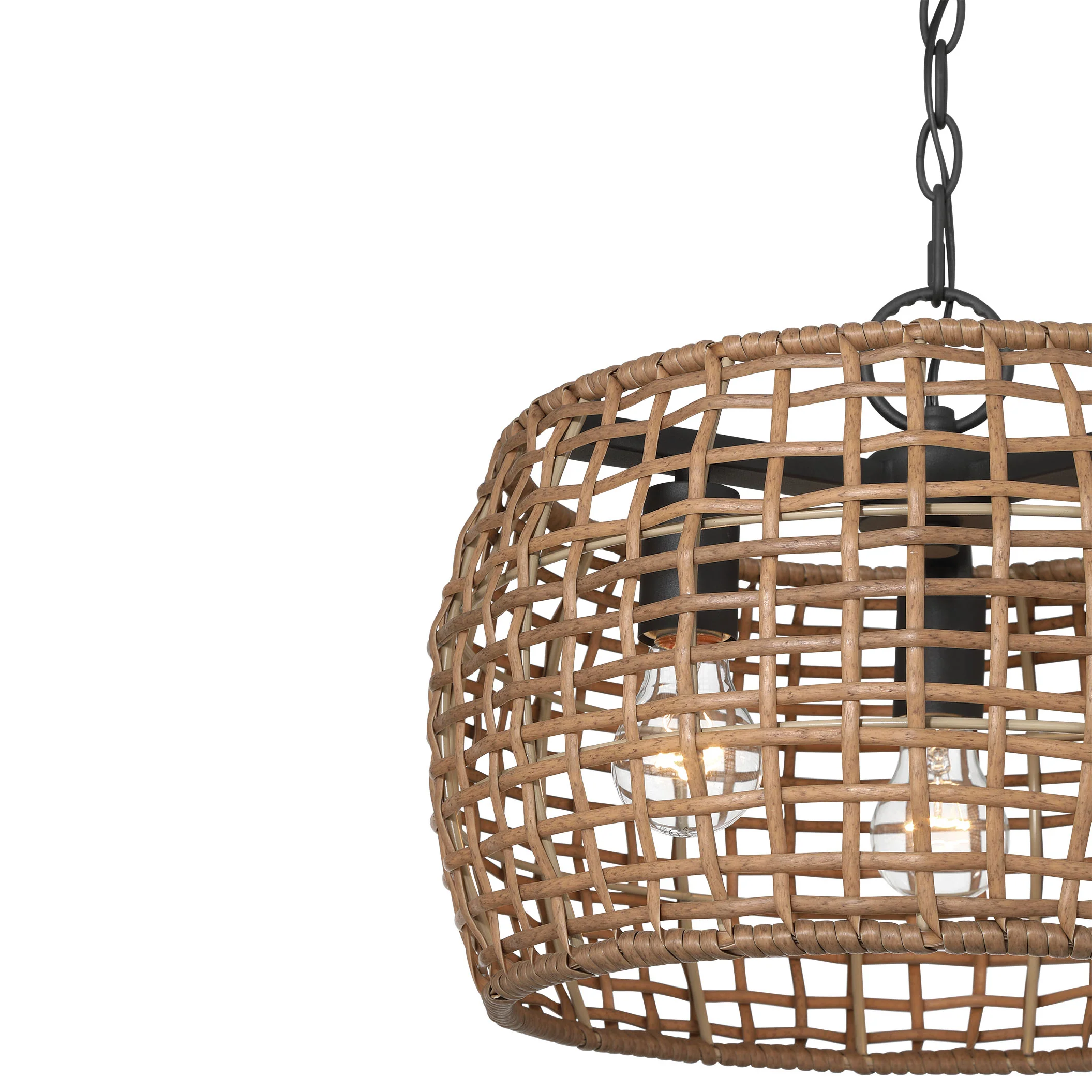 Weavelight 3-light Pendant in Natural Black - Image 6
