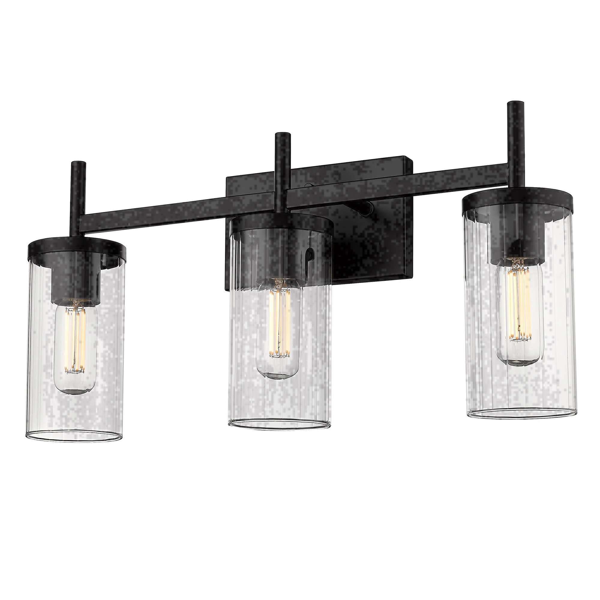 Winslett 3-light Vanity in Matte Black - Image 3