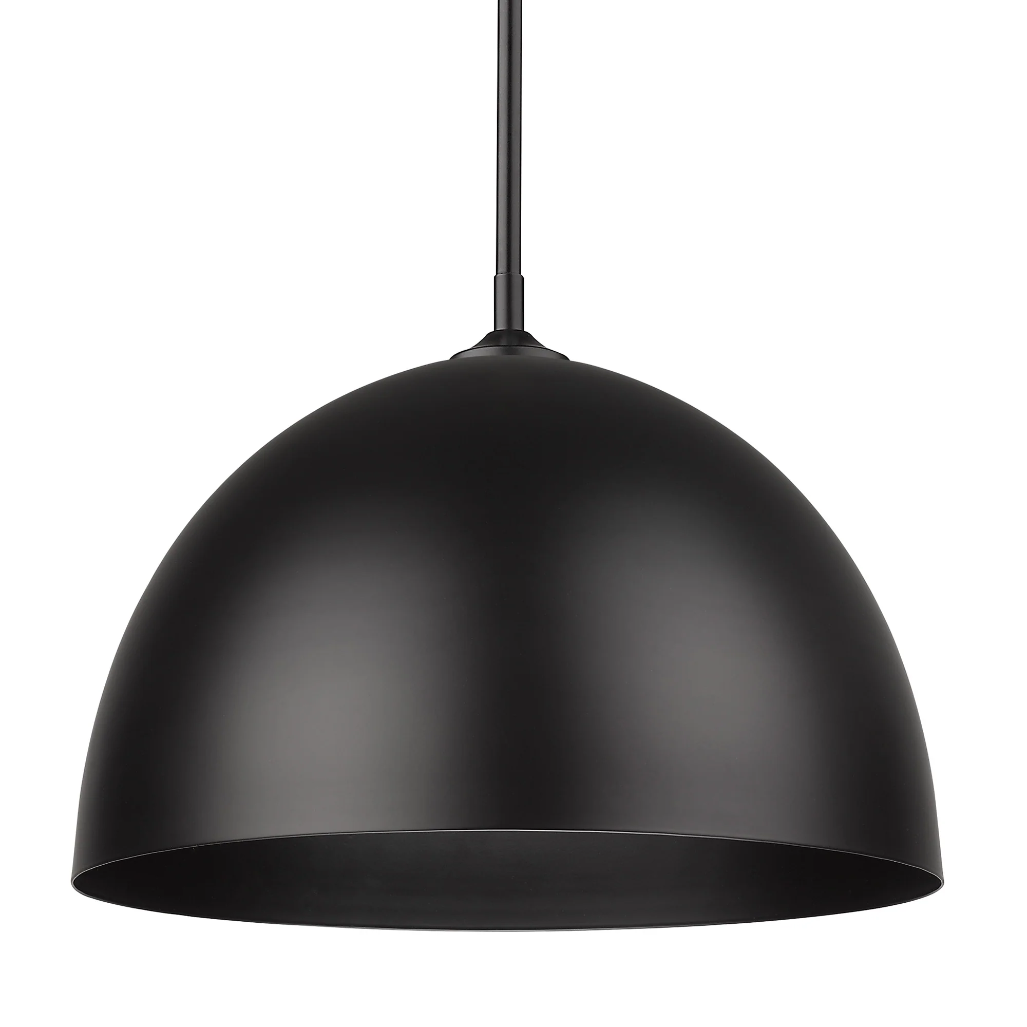 Zoey 1-light 16in Pendant in Matte Black - Image 3