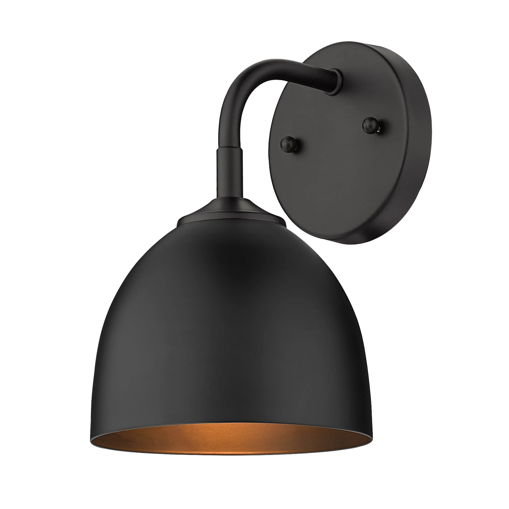 Zoey 1-light Wall Sconce in Matte Black